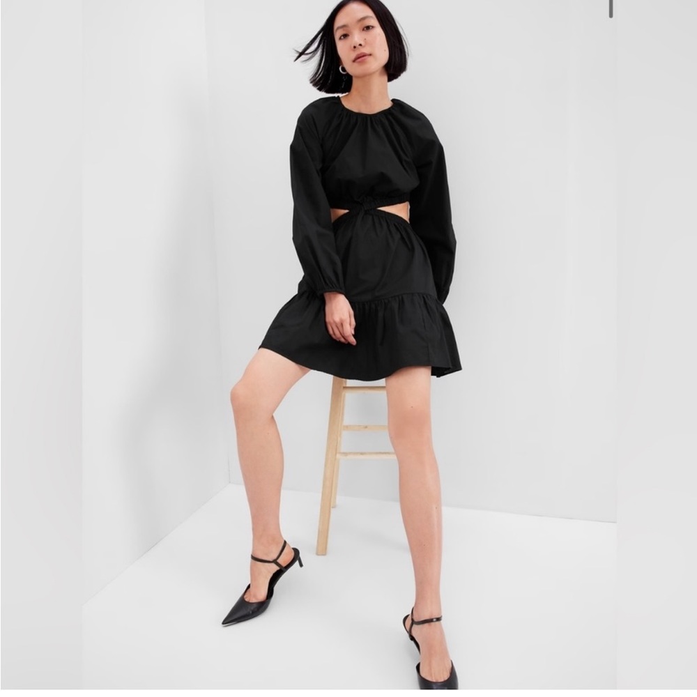 NWT Gap Criss-Cross Cutout Mini Dress